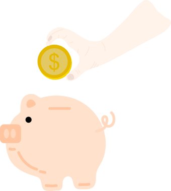 Amerikan Bayrağı el çizildi, ABD Doları el çizildi