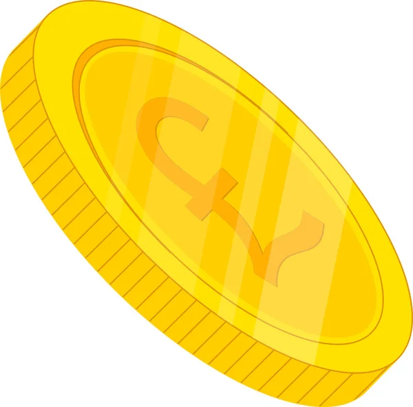 Dinheiro Ouro Ilustração Vetorial — Vetor de Stock