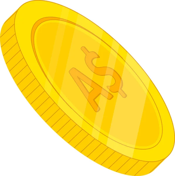 Іконка Грошової Монети Вектор — стоковий вектор