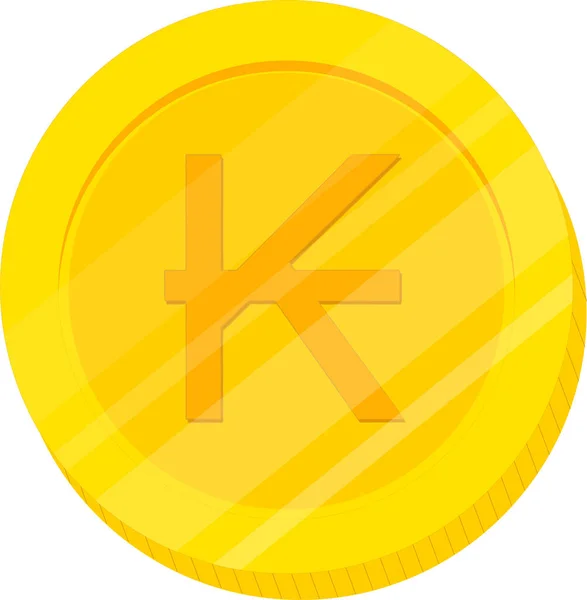 Zlaté Mince Krocana — Stockový vektor