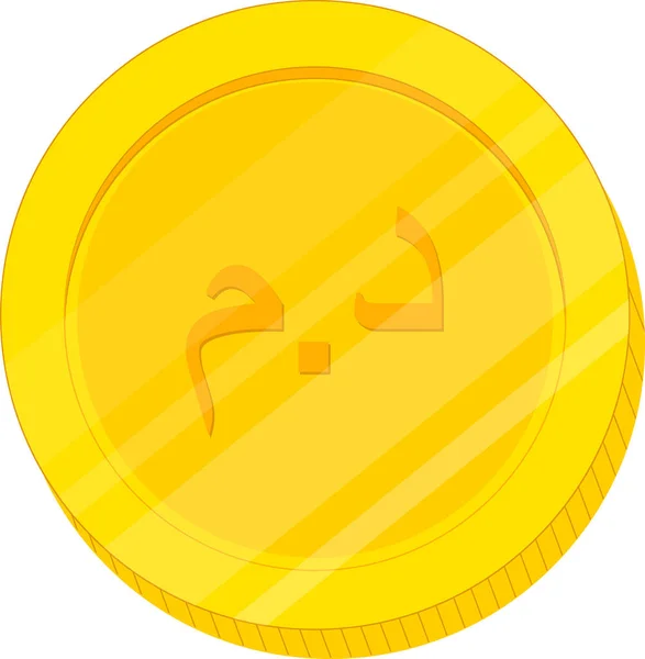 Gold Coin Israeli Flag Iran — Stock Vector