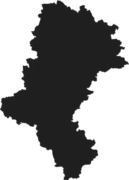 Чорна Карта Франції — стоковий вектор