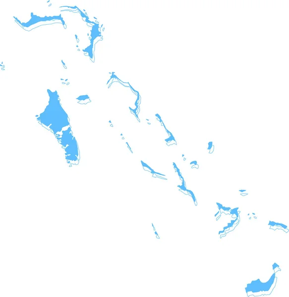 Karte Von Papua Neuguinea Mit Umrisskarte — Stockvektor