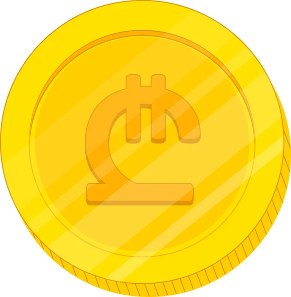Ikona Mince Plochá Ilustrace Vektorových Ikon Peněz Pro Web — Stockový vektor