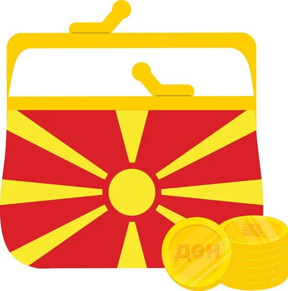 Flag Ikon Med Kirgisistan Tegn Vektor Illustration Hvid Baggrund Begrebet – Stock-vektor