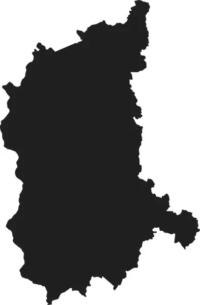Belçika Haritası Avrupa Nın Basit Vektör Haritası — Stok Vektör