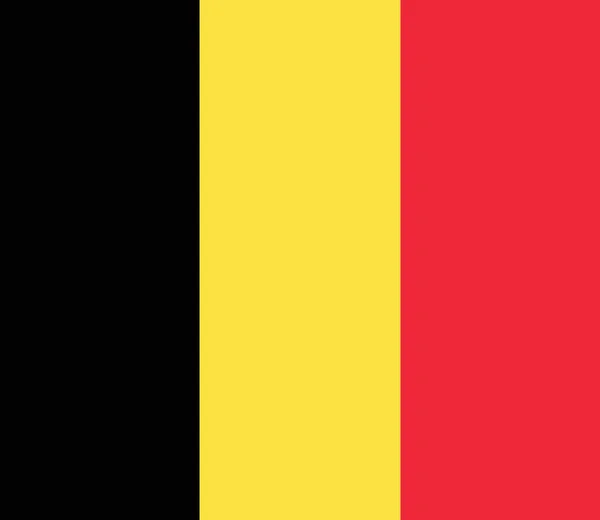 Belgio Bandiera Disegnata Mano Vettoriale Eur — Vettoriale Stock