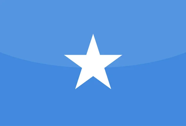ソマリアの旗手描き ソマリアのシリング手描き — ストックベクタ