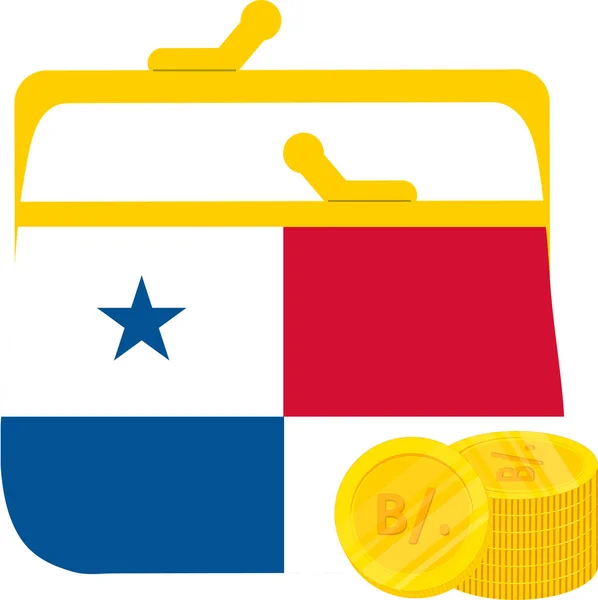 Borsa Con Bandiera Chile — Vettoriale Stock