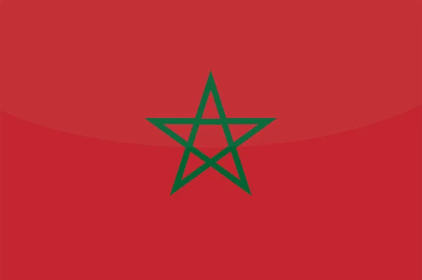 Marokko Flagge Vektor Symbol — Stockvektor