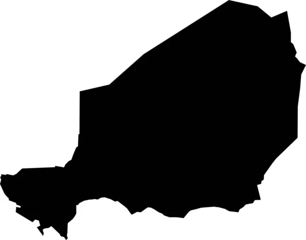 Mapa Kraju Libii — Wektor stockowy