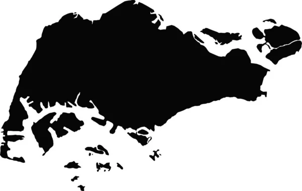 南岛地图的轮廓 — 图库矢量图片