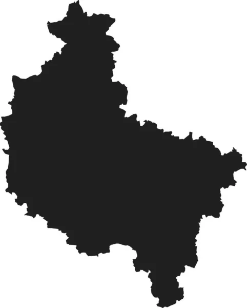 Χάρτης Της Γαλλίας Απλή Διανυσματική Απεικόνιση — Διανυσματικό Αρχείο