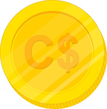 Sikke Simgesi vektör illüstrasyonu