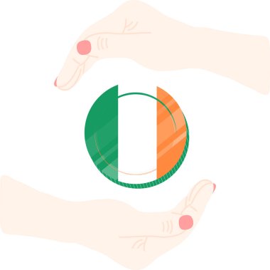 İrlanda bayrağıyla