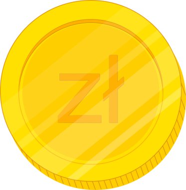 Para birimi simgesi, düz stil. vektör illüstrasyonu