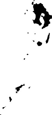 Japon ülke haritasının silueti, Kagoshima haritası