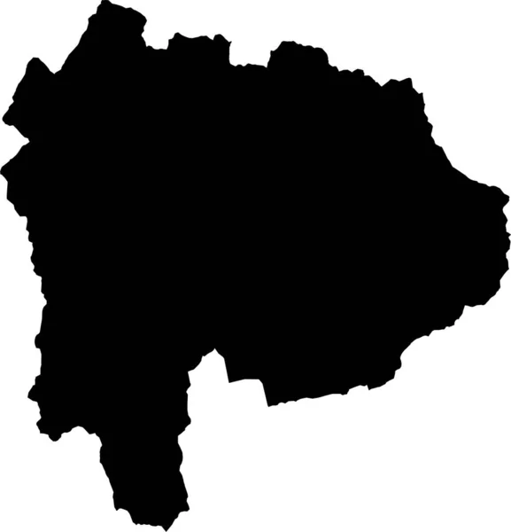 Mappa Del Brasile Semplice Mappa Vettoriale Del Brasile — Vettoriale Stock