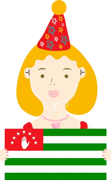 Κορίτσι Του Εθνικού Ρωσικού Εθνικού Φορέματος Της Ρωσικής Κούκλας Εικονογράφηση — Διανυσματικό Αρχείο