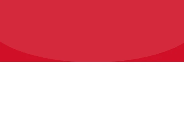 Vlajka Indonésie Vektorové Ilustrace — Stockový vektor