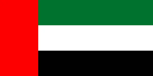 Birleşik Arap Emirlikleri Bayrağı Çizildi Birleşik Arap Emirlikleri Dirham Çizdi — Stok Vektör