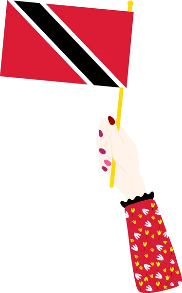 Flagge Von Trinidad Und Tobago — Stockvektor