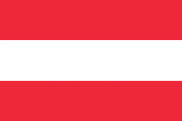 オーストリア オーストリア オーストリアの国旗 — ストックベクタ