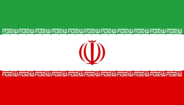 Iráni Zászló Kézzel Rajzolva Iráni Rial Kézzel Húzva — Stock Vector