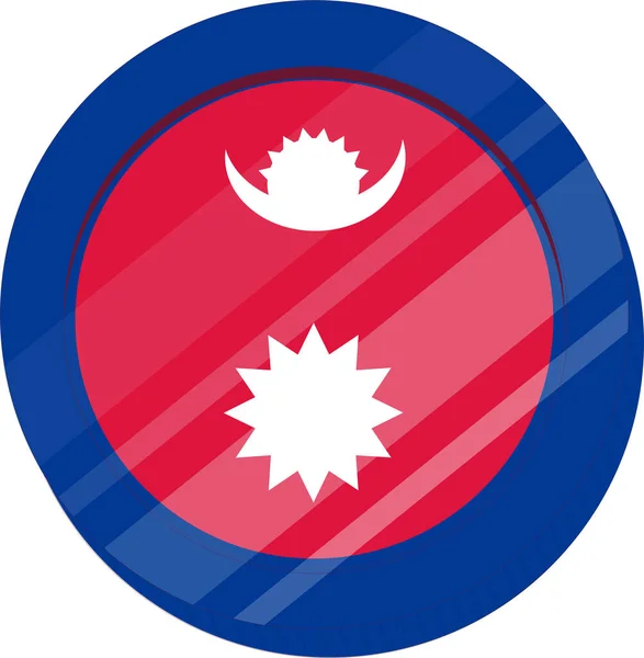 Nepal Simgesi Vektör Illüstrasyonu — Stok Vektör