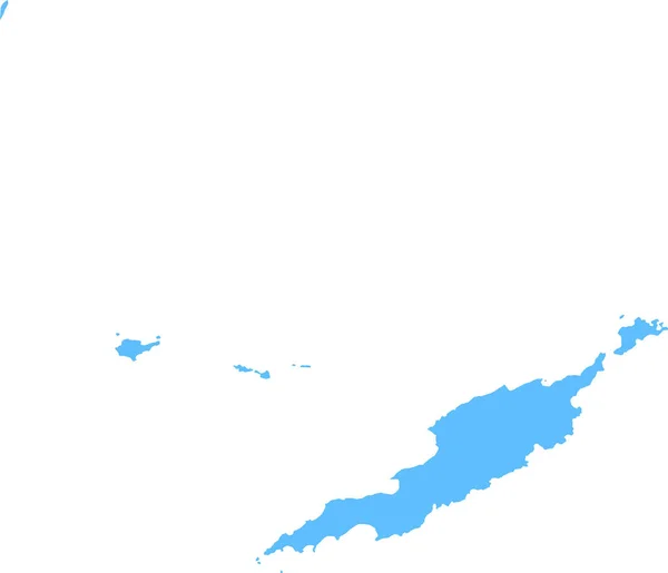 Carte Corée Sud — Image vectorielle