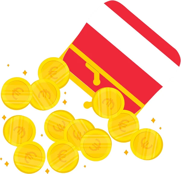 Gold Coins Gold — Stock Vector