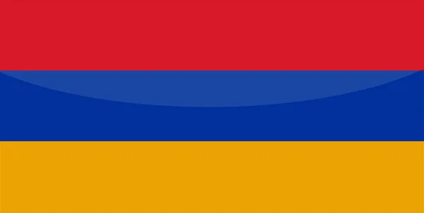 Флаг Армении Нарисован Рука Армянского Драма Нарисована — стоковый вектор