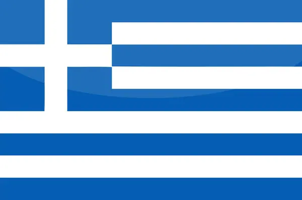 Abbildung Der Griechischen Flagge — Stockvektor