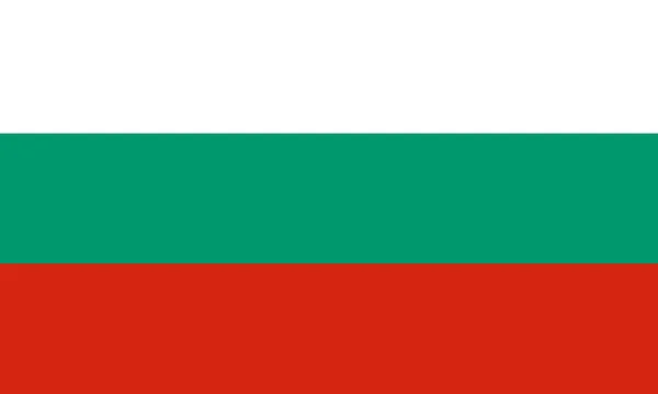 Bulgarische Flagge Von Hand Gezeichnet Bulgarische Lew Von Hand Gezeichnet — Stockvektor