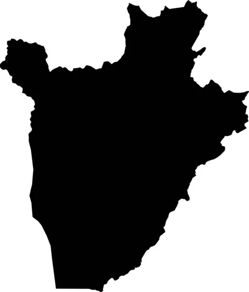 Icona Sagoma Spagna Paese — Vettoriale Stock