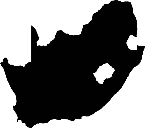 Mapa Jižní Afriky — Stockový vektor