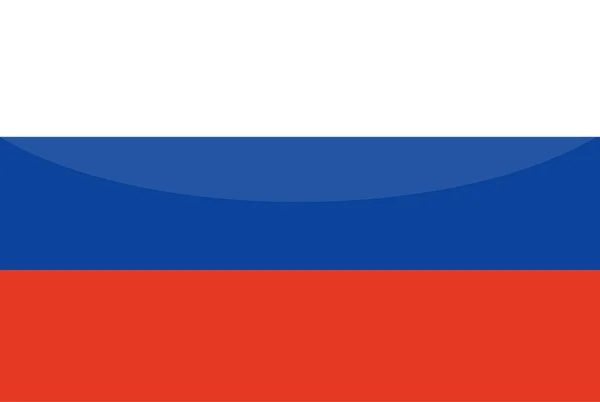 Russische Flagge Von Hand Gezeichnet Russische Rubel Von Hand Gezeichnet — Stockvektor