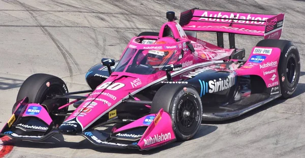 Long Beach April 2023 Indycar Driver Simon Pagenaud Competing Long — Stock Photo, Image