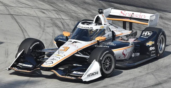Long Beach April 2023 Indycar Driver Scott Mclaughlin Competing Long — Stock Photo, Image