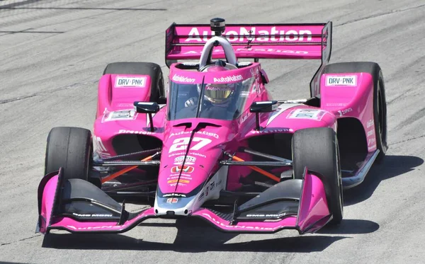 Long Beach April 2023 Indycar Driver Kyle Kirkwood Competing Long Stock Picture