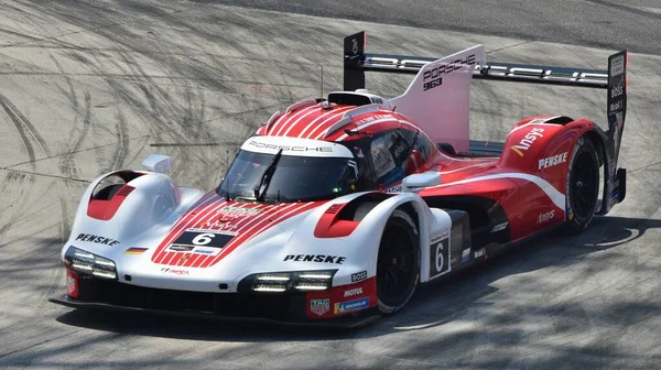 Long Beach Abril 2023 Porsche Penske Motorsports Carrera Imsa Gran — Foto de Stock