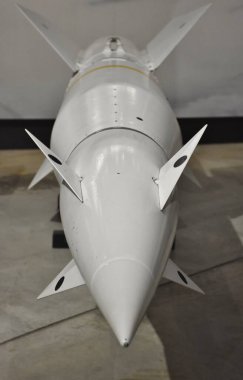 Dayton, OH, ABD - 10 Mayıs 2024: ABD Hava Kuvvetleri AGM-12 Bullpup - kısa menzilli bir havadan karaya füze ve ilk hassas güdümlü hava-kara silahları arasında.
