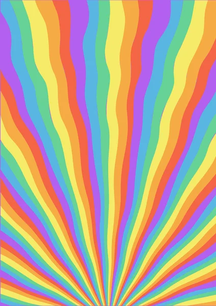 Cool Trendy Groovy Rainbow Y2K Vintage Textura Abstrata — Fotografia de Stock