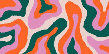 Harika Sıvı Arkaplan Vektör Tasarımı. Moda Y2k Arka plan Tekniği. Funky Retro Duvar Kağıdı.