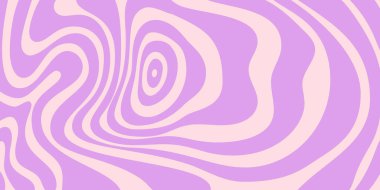 Havalı Soyut Psikedelik Arkaplan. Vektör Tasarımı Enfes Y2k dokusu. El Çizimi Trippy Arka Arkaplanı.