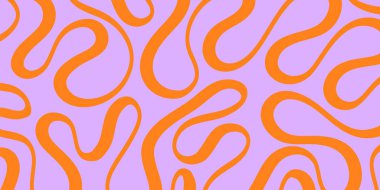 Harika Çizgili Doku. Soyut Geometrik Çizgiler Y2k Deseni. Fırça Elli Çizilmiş Arkaplan.