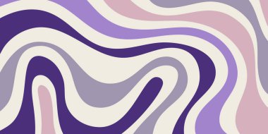 Soyut Psikedelik Harika Desen Sanatı. Y2k Trippy Doku Vektörü Tasarımı. Dalgalı Arkaplan.