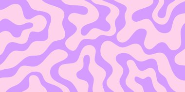 Soyut Psikedelik Harika Desen Sanatı. Y2k Trippy Doku Vektörü Tasarımı. Dalgalı Arkaplan.