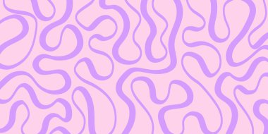 Soyut Psikedelik Harika Desen Sanatı. Y2k Trippy Doku Vektörü Tasarımı. Dalgalı Arkaplan.