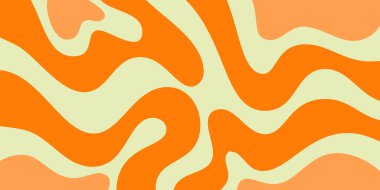 Soyut Psikedelik Harika Desen Sanatı. Y2k Trippy Doku Vektörü Tasarımı. Dalgalı Arkaplan.